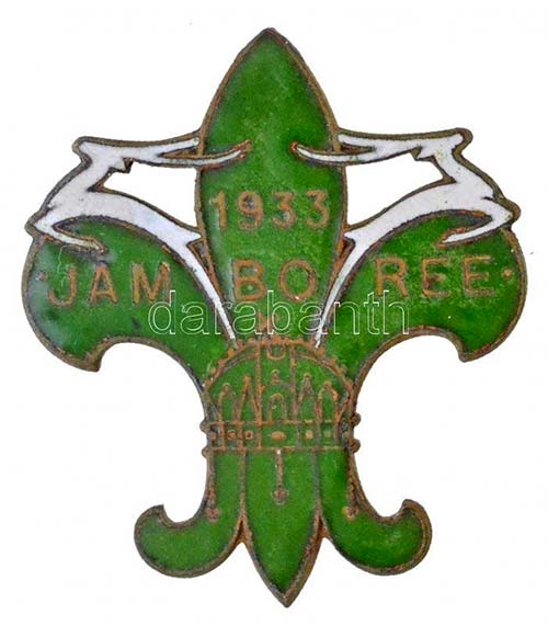 1933. Jamboree zöld-fehér ... 