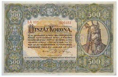 1920. 500K Orell Füssli Zürich ... 