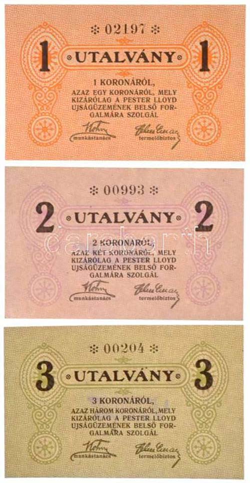 Budapest ~1920. 1K + 2K + 3K ... 