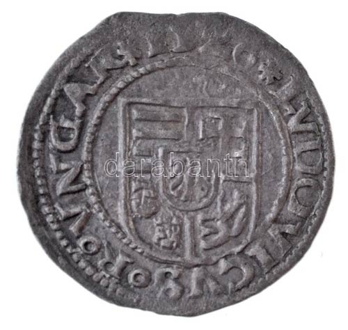 1526L-V Denár Ag II. Lajos ... 