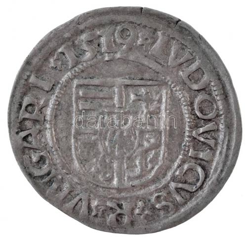 1519K-G Denár Ag II. Lajos ... 