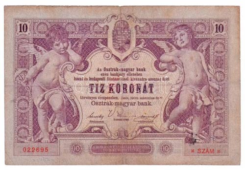 1900. 10K T:III,III-
Hungary 1900. ... 