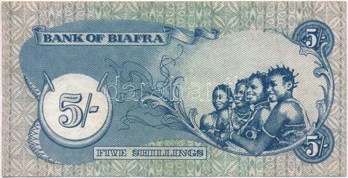 Biafra 1968-1969. 5sh T:I-
Biafra ... 