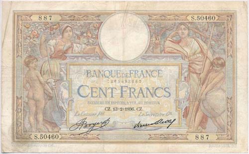 Franciaország 1936. 100Fr T:III ... 