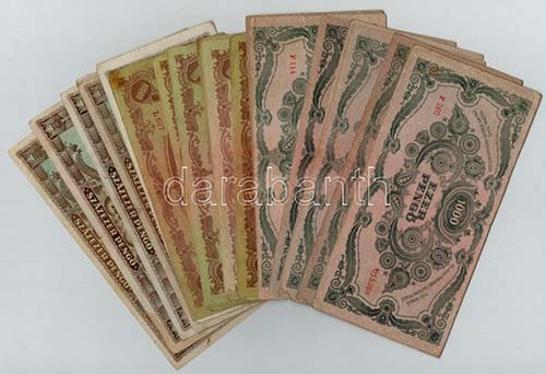 1945. 1000P (10x) MNB bélyeggel ... 
