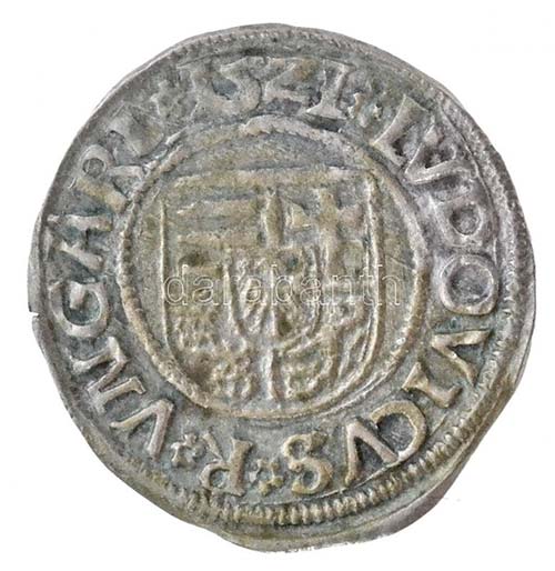 1521K-A Denár Ag II. Lajos ... 
