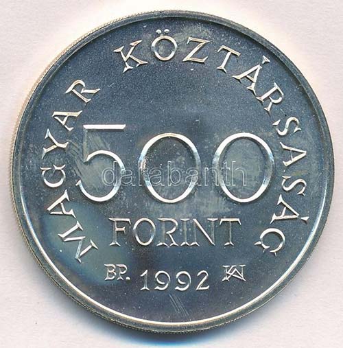 1992. 500Ft Ag Károly Róbert ... 