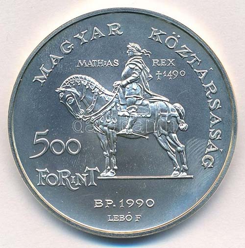 1990. 500Ft Ag Mátyás király / ... 