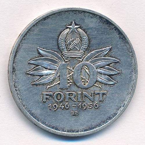 1956. 10Ft Ag Tízéves a forint ... 