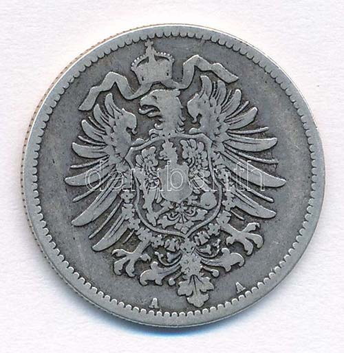 Német Birodalom 1875A 1M Ag I. ... 