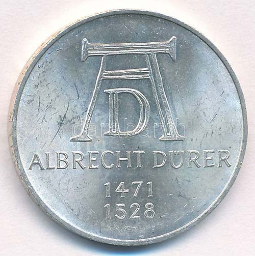 NSZK 1971D 5M Ag Albrecht Dürer ... 