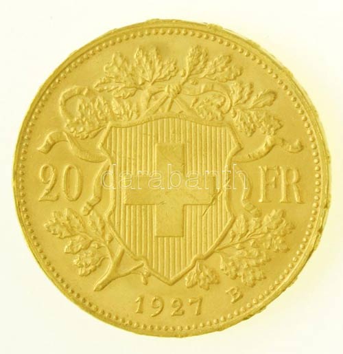 Svájc 1927B 20Fr Au (6,45g/0.900) ... 