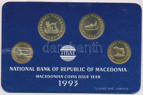 Macedónia 1993. 50d-5D (4xklf) ... 