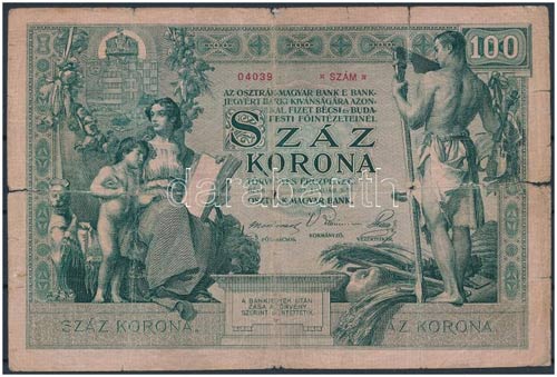 1902. 100K Osztrák-magyar Bank ... 
