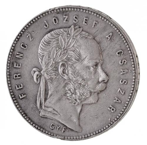 1868GYF 1Ft Ag Ferenc József / ... 