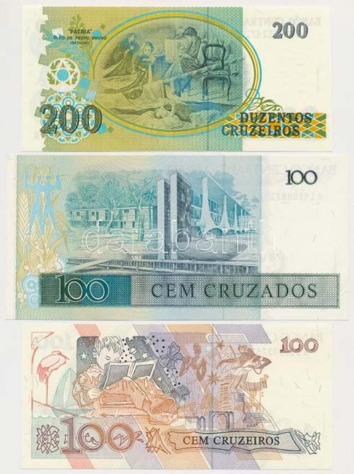 Csehszlovákia 1961. 3 Kr + 100 Kr ... 