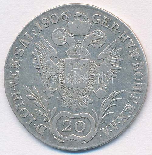Ausztria 1806A 20kr Ag I. Ferenc ... 