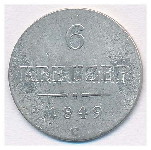 Ausztria 1849C 6kr Ag T:2-
Austria ... 