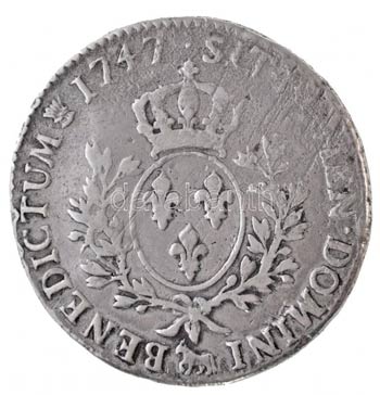 Franciaország 1747. Ecu Ag XV. ... 