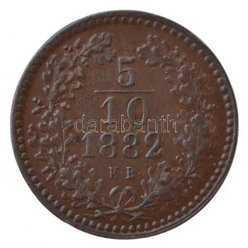 1882KB 5/10kr Cu T:2 
Adamo M3.1