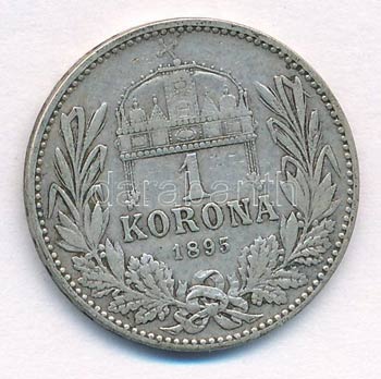 1895KB 1K Ag Ferenc József ... 
