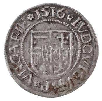 1516K-G Denár Ag II. Lajos ... 