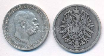 Német Birodalom 1875A 1M Ag I. ... 