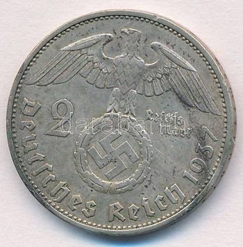 Német Harmadik Birodalom 1937A 2M ... 