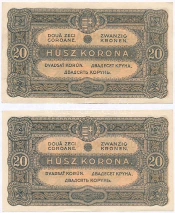 1920-1923. 13db-os vegyes magyar ... 