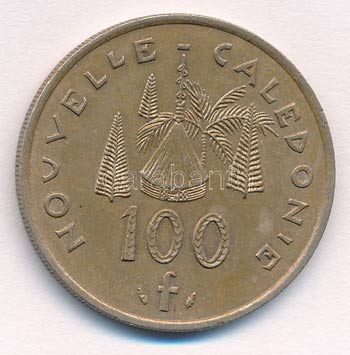 Új-Kaledónia 1976. 100Fr Ni-Br ... 