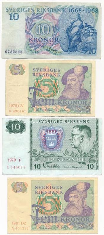Svédország 1968. 10K Svéd ... 