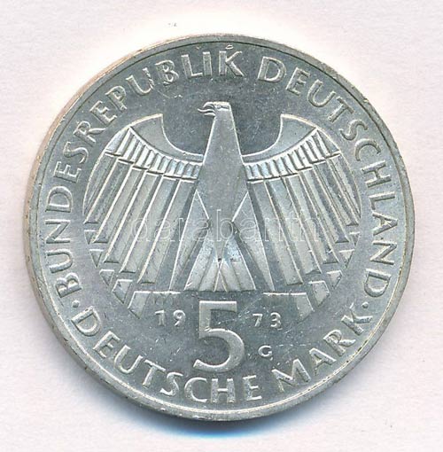 NSZK 1973G 5M Ag A Frankfurti ... 