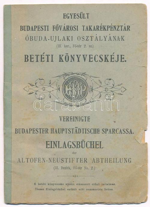 1925. Egyesült Budapesti ... 