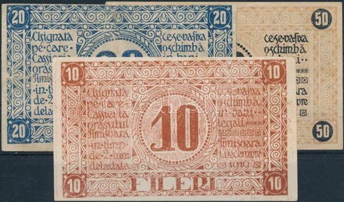 Románia / Temesvár 1919. 10f + ... 