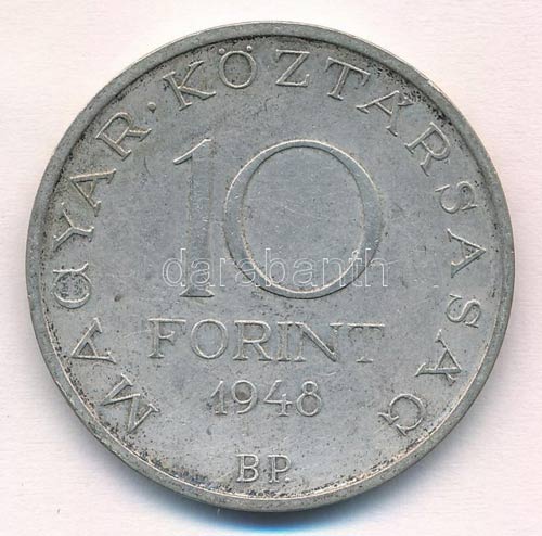 1948. 10Ft Ag Széchenyi T:2 kis ... 