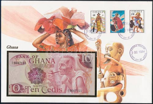Ghána 1978. 10C borítékban, ... 