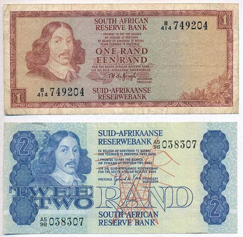 Dél-Afrika 1975. 1R + 1981. 2R ... 
