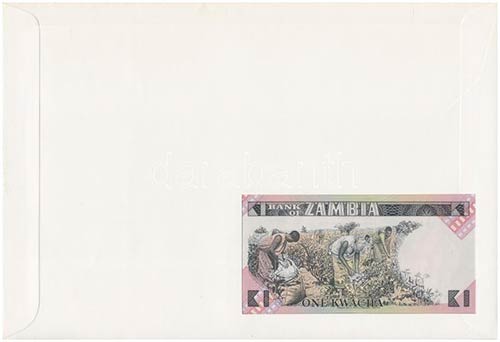 Zambia 1980-1988. 1K borítékban, ... 
