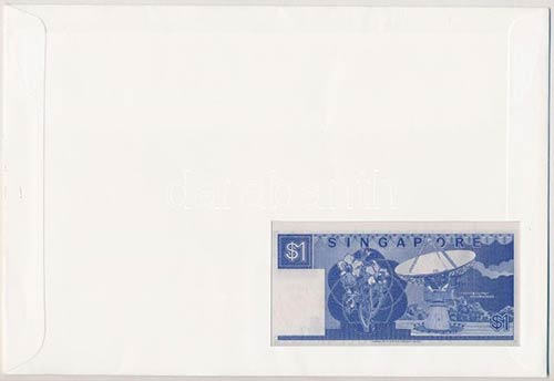 Szingapúr 1987. 1$ borítékban, ... 