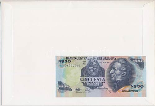 Uruguay 1989. 50P borítékban, ... 