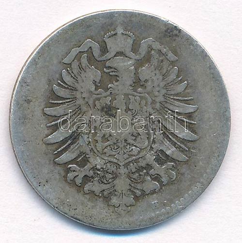 Német Birodalom 1875H 1M Ag ... 