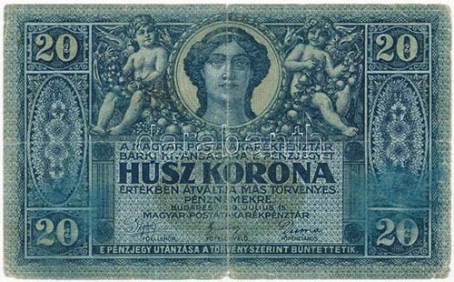 1919. 20K T:III- 
Hungary 1919. 20 ... 