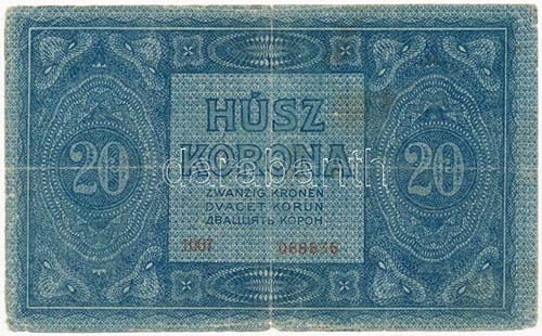 1919. 20K T:III- 
Hungary 1919. 20 ... 