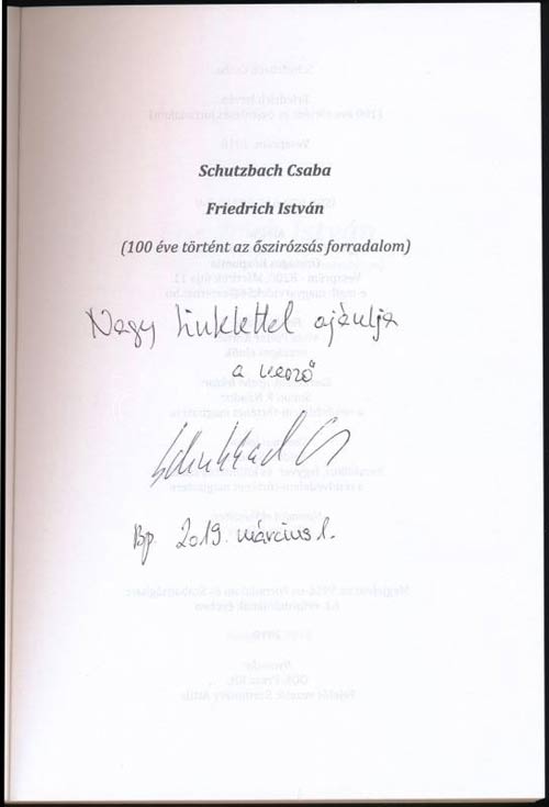 Schutzbach Csaba: Friedrich ... 