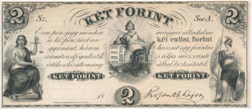 1852. 2Ft Kossuth bankó A ... 