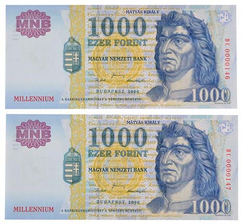 2000. 1000Ft Millennium (2x) DC ... 