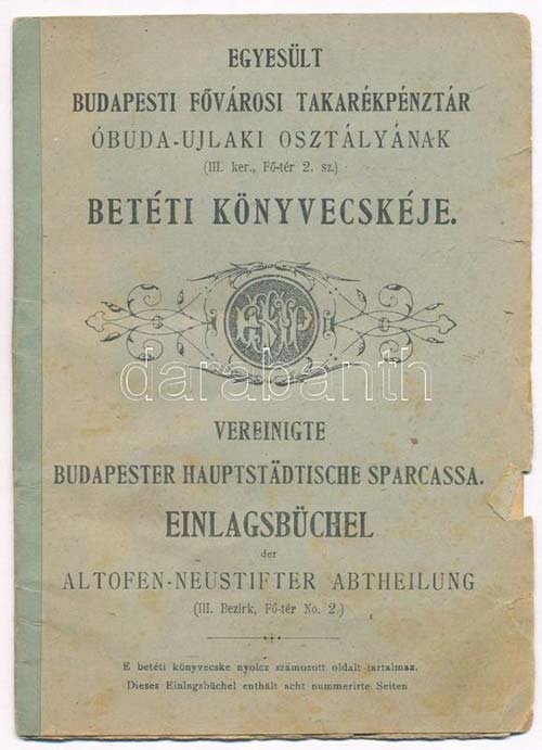 1925. Egyesült Budapesti ... 