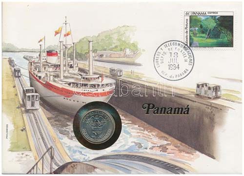 Panama 1985. 25c felbélyegzett ... 
