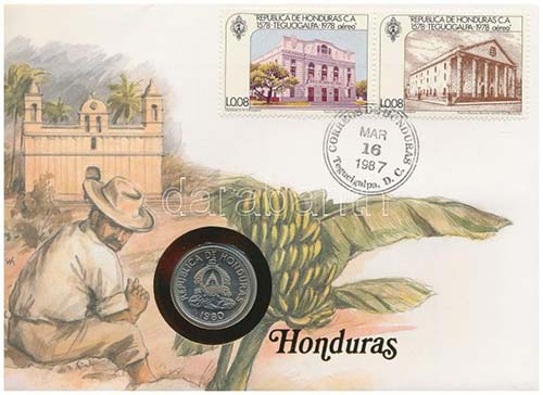 Honduras 1980. 10c, felbélyegzett ... 