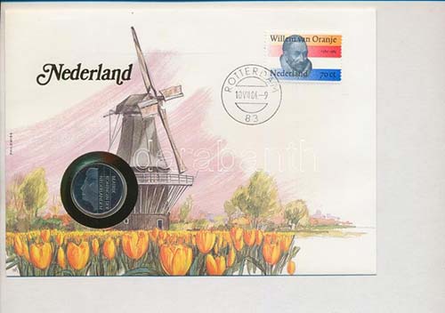 Hollandia 1983. 1G, felbélyegzett ... 